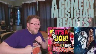 A Comedy Musician Reacts | IT'S A JOY and MAKE A CHOICE (Stupendium/Dan Bull/Rustage) [REACTION]