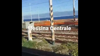 stretto di Messina treno notte Palermo Milano