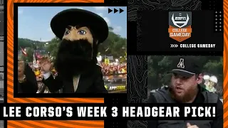 Lee Corso's headgear pick for App State vs. Troy with Luke Combs | College GameDay