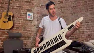 Roland AX Synth Keytar Quick Demonstration of Tones-Capabilities