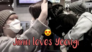 yoonmin beautiful moments make my heart melt ♡ Jimin loves Yoongi