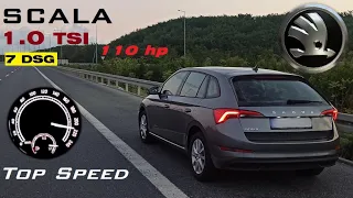 SKODA SCALA (2022) 1.0 TSI (110 hp) Acceleration & Top speed