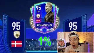 1% 95 SCHMEICHEL в ПАКЕ без ДОНАТА! НАБОРЫ с КУМИРОМ и 93+ ЛЧ без РЫНКА в FIFA 22 MOBILE!