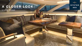 A Closer Look: Oyster 885 Living Areas | Oyster Yachts