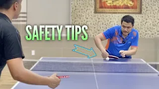 Tips to increase safety for Backhand Flick