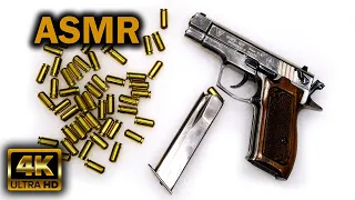 ASMR gun cleaning and reloading ammo