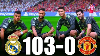 FIFA 23 | RONALDO, MESSI, MBAPPE, NEYMAR ALL STARS | Real Madrid 103-0 Manchester United | UCL FINAL