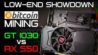 CAN YOU MAKE MONEY? - GT 1030 & RX 550 MINING PERFORMANCE