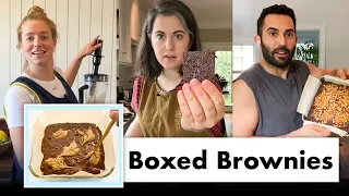 Pro Chefs Improve Boxed Brownies (8 Methods) | Test Kitchen Talks @ Home | Bon Appétit