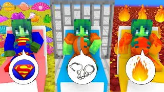 Monster School : Cute Dr. Super Heroes Clinic & Cute Girl Hero Mother - Minecraft Animation
