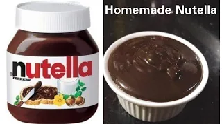 Just 4 Ingredients Homemade Nutella chocolate spread in tamil / How to make nutella at home in tamil