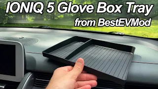 Ioniq 5 Glove Box Tray Accessory Prevents Rattling