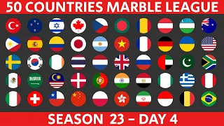 50 Countries Marble Race League Season 23 Day 4/10 Marble Race in Algodoo