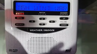 Rare! (EAS) High Wind Warning For Metro Detroit on NOAA Weather Radio