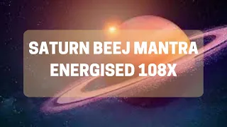 Saturn Beej Mantra Energised 108x | Mantra Energy Series
