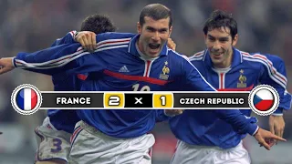 France 🇨🇵 × 🇨🇿 Czech Republic | 2 × 1 | HIGHLIGHTS | All Goals | Euro 2000