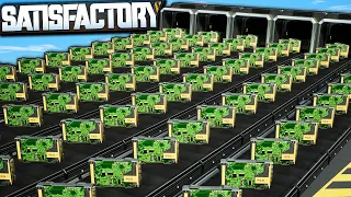 Automating 2,101 Electronics PER MINUTE in Satisfactory!