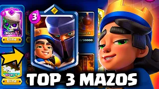 ☠️ TOP 3 MEJORES MAZOS con PRINCIPITO CLASH ROYALE...