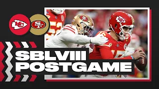 Super Bowl LVIII LIVE postgame reactions | Kansas City Chiefs vs San Francisco 49ers