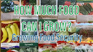 How much food can I grow? Getting Started in the Garden 🌱