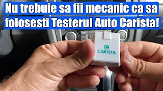 Testerul Auto Carista sterge erorile masinii, seteaza functii noi si-l poate folosi si un amator!