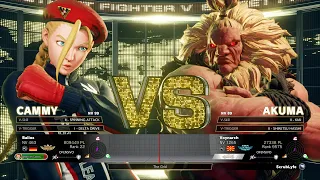 SFV Champion Edition 🔥 Baliox (CAMMY) Vs Voynarch (AKUMA) 🔥 Online Match's 02-11-2023