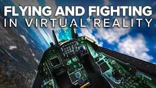 Flying In Virtual Reality And Dogfighting in VR | DCS World