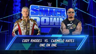 Cody Rhodes vs Carmelo Hays.