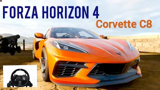 *BRAND NEW* CORVETTE C8 IN FORZA HORIZON 4! (Realistic Driving with G920)
