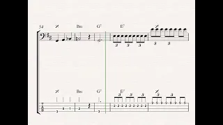 Dig A Pony-  The Beatles  bass  tab