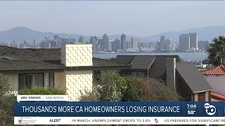 7,000 San Diego homeowners dropped by latest insurer to pull out of California