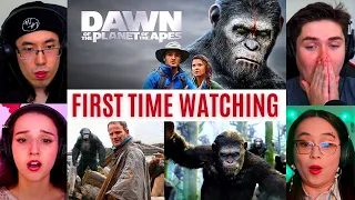 REACTING to *Dawn of the Planet of the Apes* A MASTERPIECE??!! (First Time Watching) Action Movies