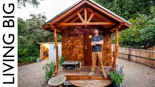 Off-Grid Artisan Tiny House Built To Escape Wildfires