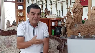 El arte en las manos de Jorge Luis Villalba - Artesano de San Antonio de Ibarra