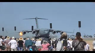 USAF Boeing C-17 Globemaster Birdstrike, Avalon Airshow 2019