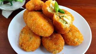 ENAK BANGET! KENTANG DIBUAT INI || RESEP KROKET KENTANG