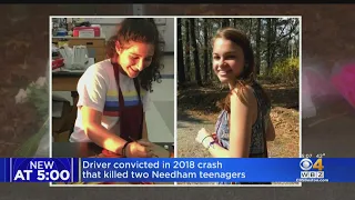 Driver convicted in 2018 crash that killed 2 Needham High School students