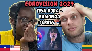 REACTION TO Teya Dora - Ramonda (Serbia 🇷🇸 Eurovision 2024) | FIRST TIME WATCHING THE FINALS