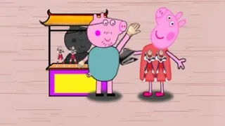 PEPPA PIG STORY : Child, give you one dollar to buy food.