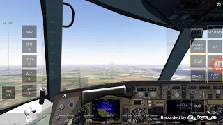 A crazy Russian Ryanairer Listening Never Gonna Give You Up While Landing