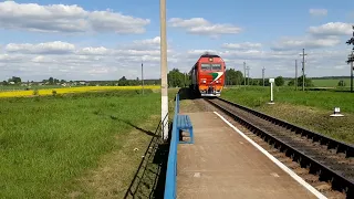 ТЭП70БС-150 с поездом №634Б Коммунары-Гродно.