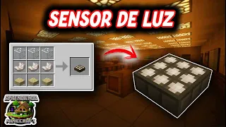 COMO USAR EL SENSOR DE LUZ DIURNA EN MINECRAFT QUE ES?  - APRENDIENDO MINECRAFT #126