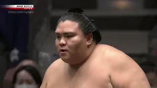 January 2022 Grand Sumo Tournament, FINAL DAY 15, Top 2 Leader Bouts.