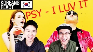 PSY - I LUV IT Korean Reaction!!!!