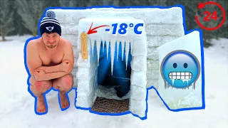 BYL JSEM 24 HOD V IGLOO Z LEDU! [-18°C]