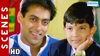 Salman Khan & Aditya Narayan Scenes [HD] Jab Pyaar Kisise Hota Hai - Father Son Videos - Hindi Movie