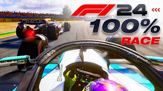 F1 24 Gameplay Spa 100% Race - Last to First Challenge - Max Verstappen