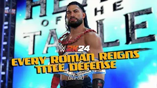 Every Roman Reigns Championship Defense on WWE 2K24 - Part 1