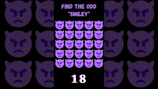 Find The Odd Smiley Out 🔍l Emoji Puzzle # 181 | Test Your Eyesight 👀