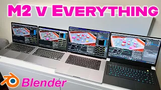 M2 Mac v RTX 3080 Ti v M1 v M1 MAX - The Ultimate Blender Test